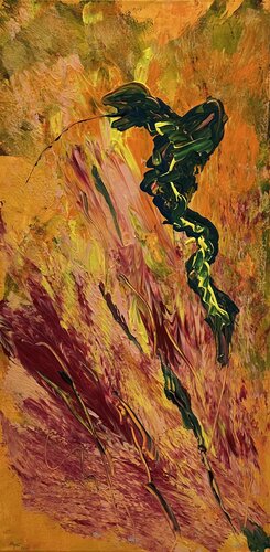 Der Schlangenmensch by Allegra Wagner, Painting for Sale on Select