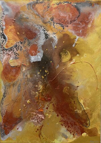 Das Universum by Allegra Wagner, Painting for Sale on Select