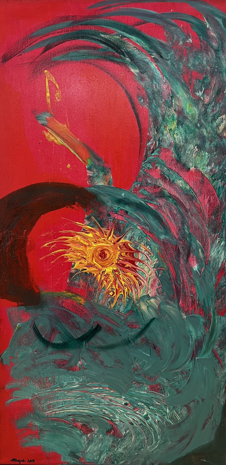 Der Sonnenwal Allegra Wagner Original painting for sale