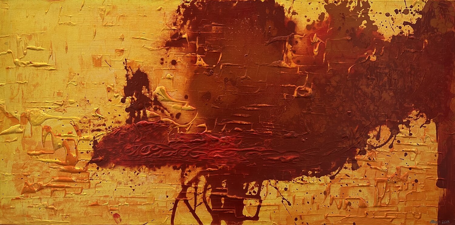 Die Flugstunde Allegra Wagner Original painting for sale