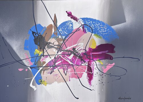 inside by Atelier dei colori di elebio_art, Painting for Sale on Select