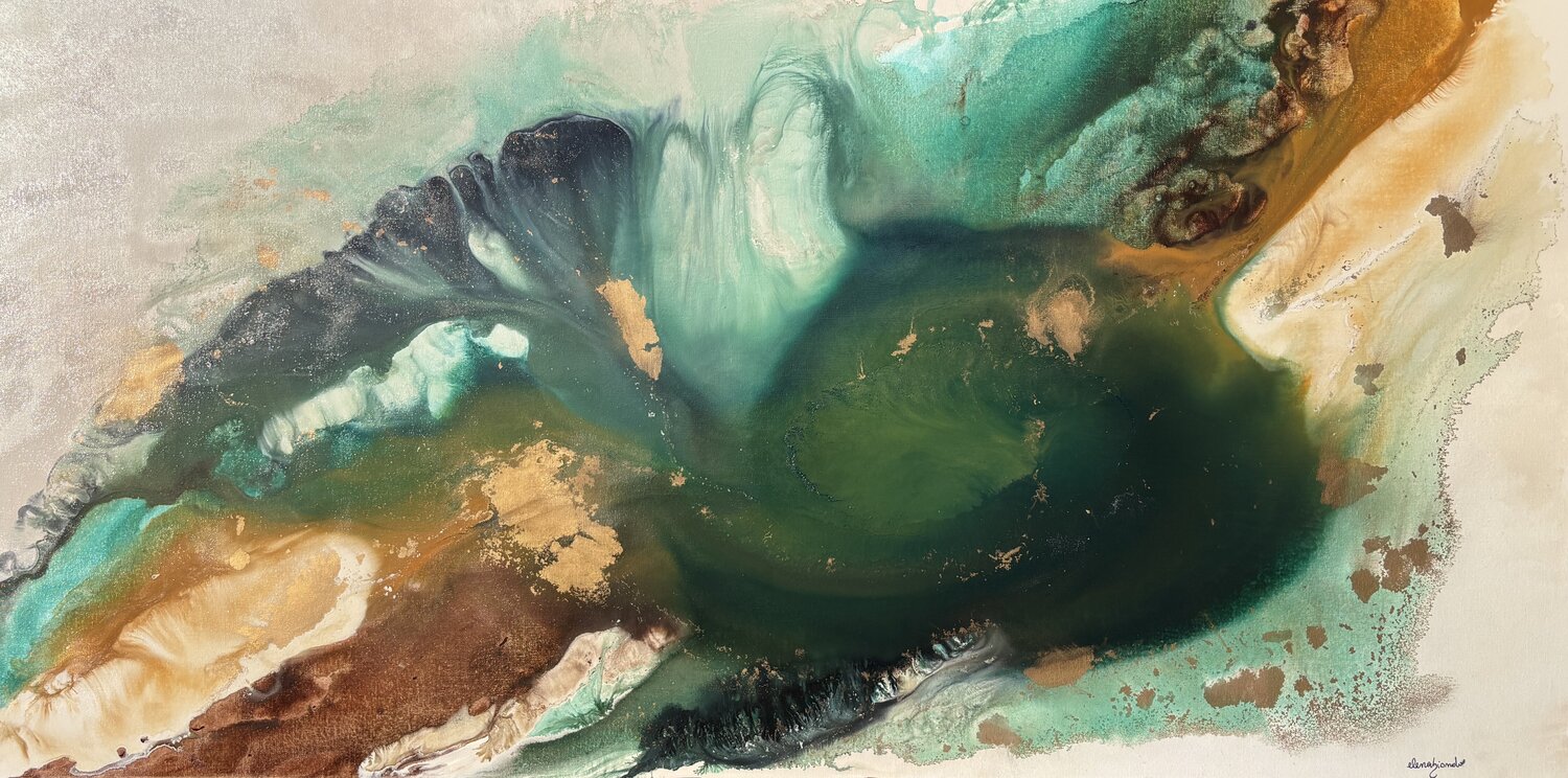 Viridion Atelier dei colori di elebio_art Original painting for sale