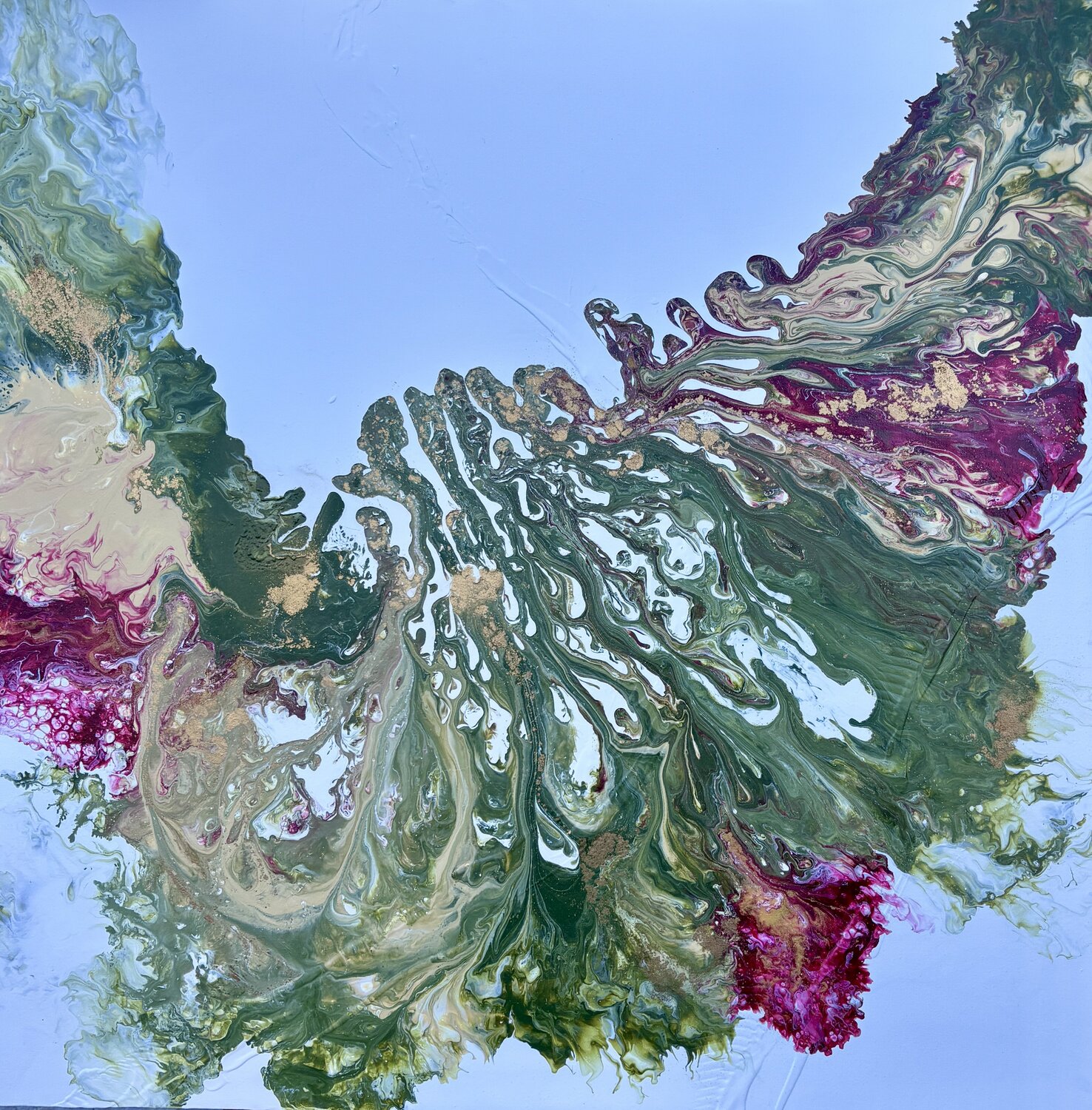 macro natura Atelier dei colori di elebio_art Original painting for sale
