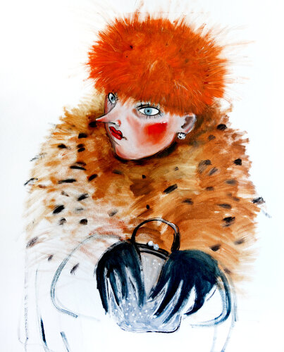 Fur and Resolve by Yana Medow, Painting for Sale on Select