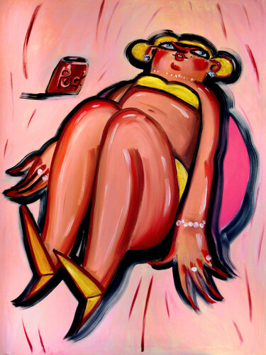 Soda Muse by Yana Medow, Painting for Sale on Select
