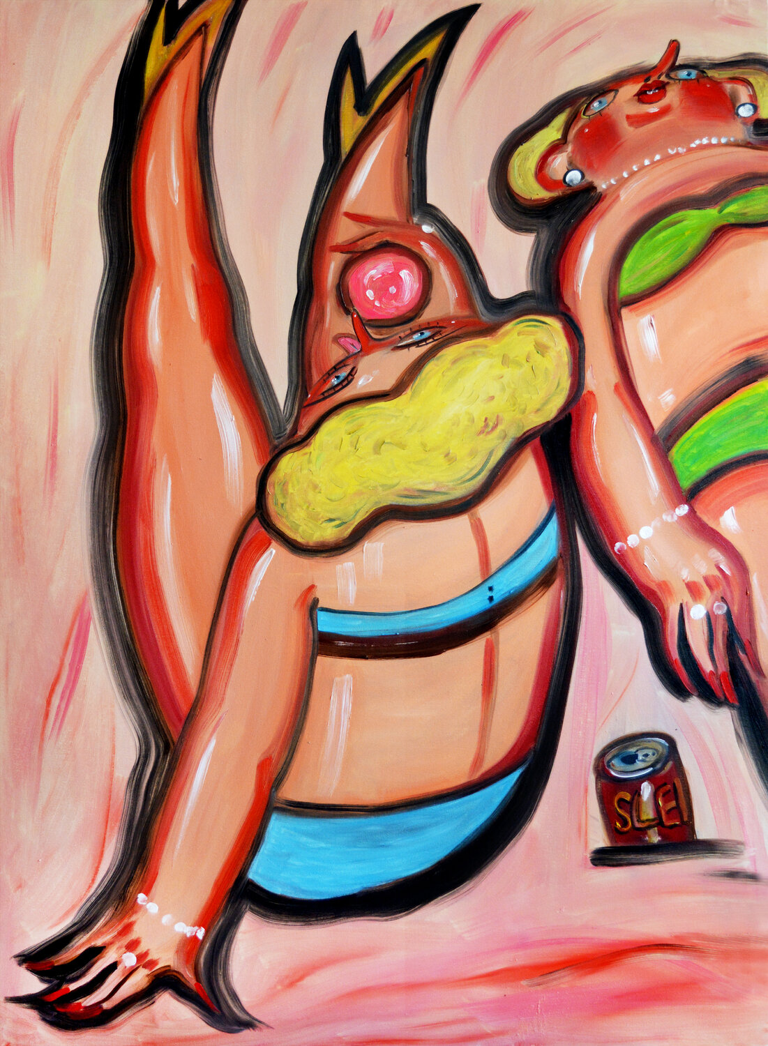 Creamy Tease Yana Medow Original painting for sale