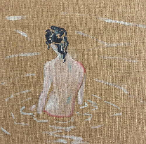 La naissance d'Eve by Marie France De La Cochetiere, Painting for Sale on Select
