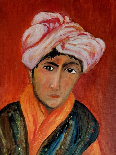 Youssef by Marie France De La Cochetiere, Painting for Sale on Select