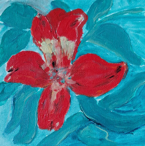 Astroméria by Marie France De La Cochetiere, Painting for Sale on Select