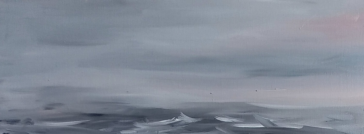 Le calme après la tempête Marie France De La Cochetiere Original painting for sale