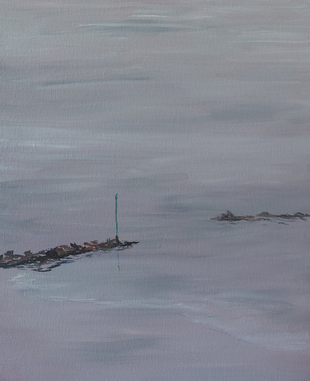 L'Horizon suspendu Marie France De La Cochetiere Original painting for sale