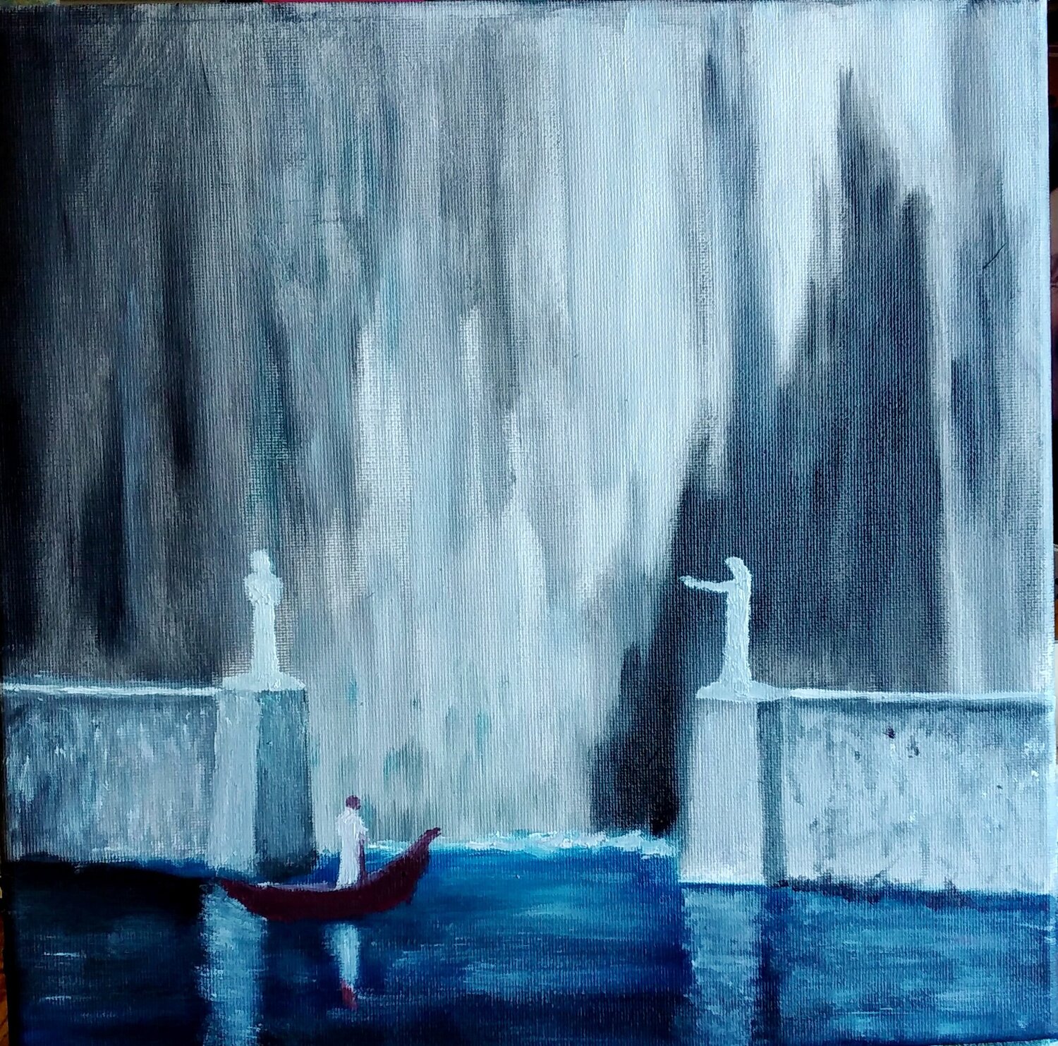 La Soglia Silvano Crespi Original painting for sale