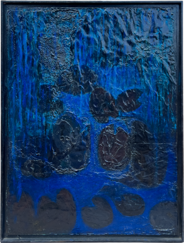 Le ninfee nere by Giampiero Riccobello, Painting for Sale on Select