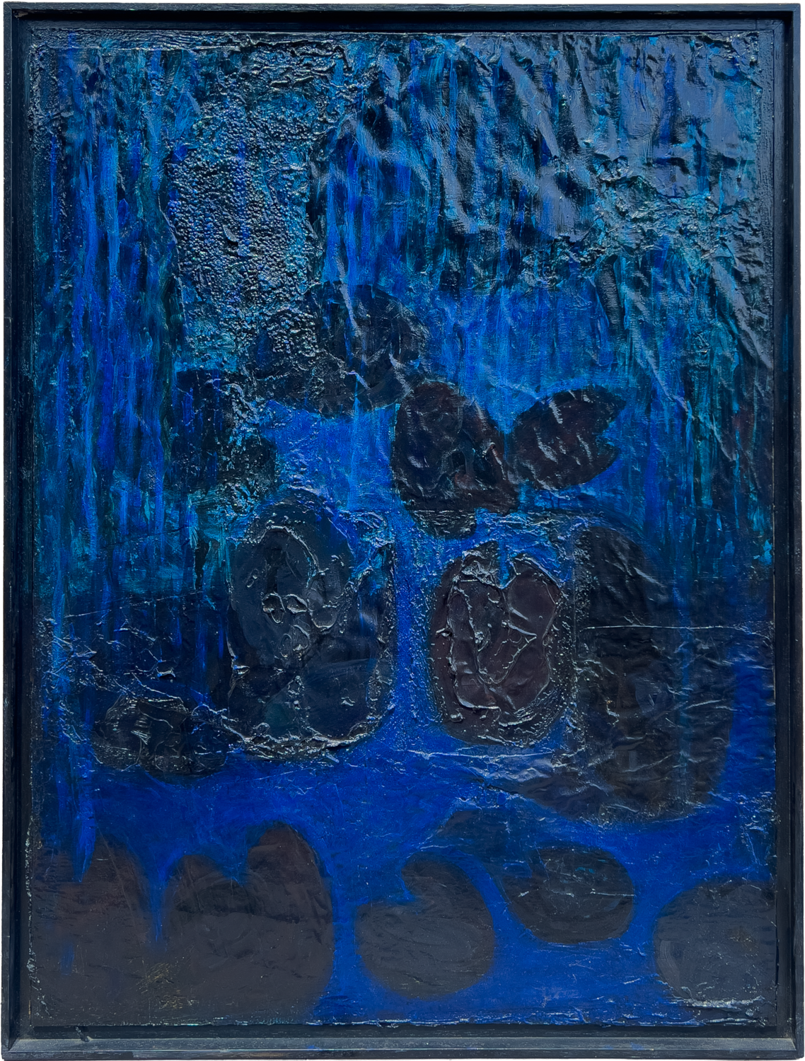 Le ninfee nere Giampiero Riccobello Original painting for sale