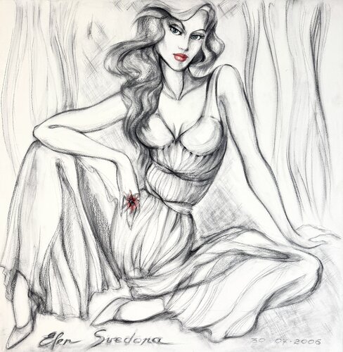 ZOE - Diwa by Elen Svedona, Painting for Sale on Select