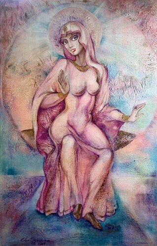S - SOFIA Weisheit by Elen Svedona, Painting for Sale on Select