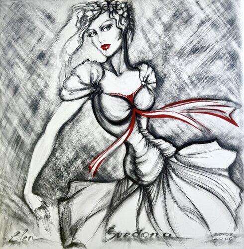 ANTHEA - Artcouture by Elen Svedona, Painting for Sale on Select