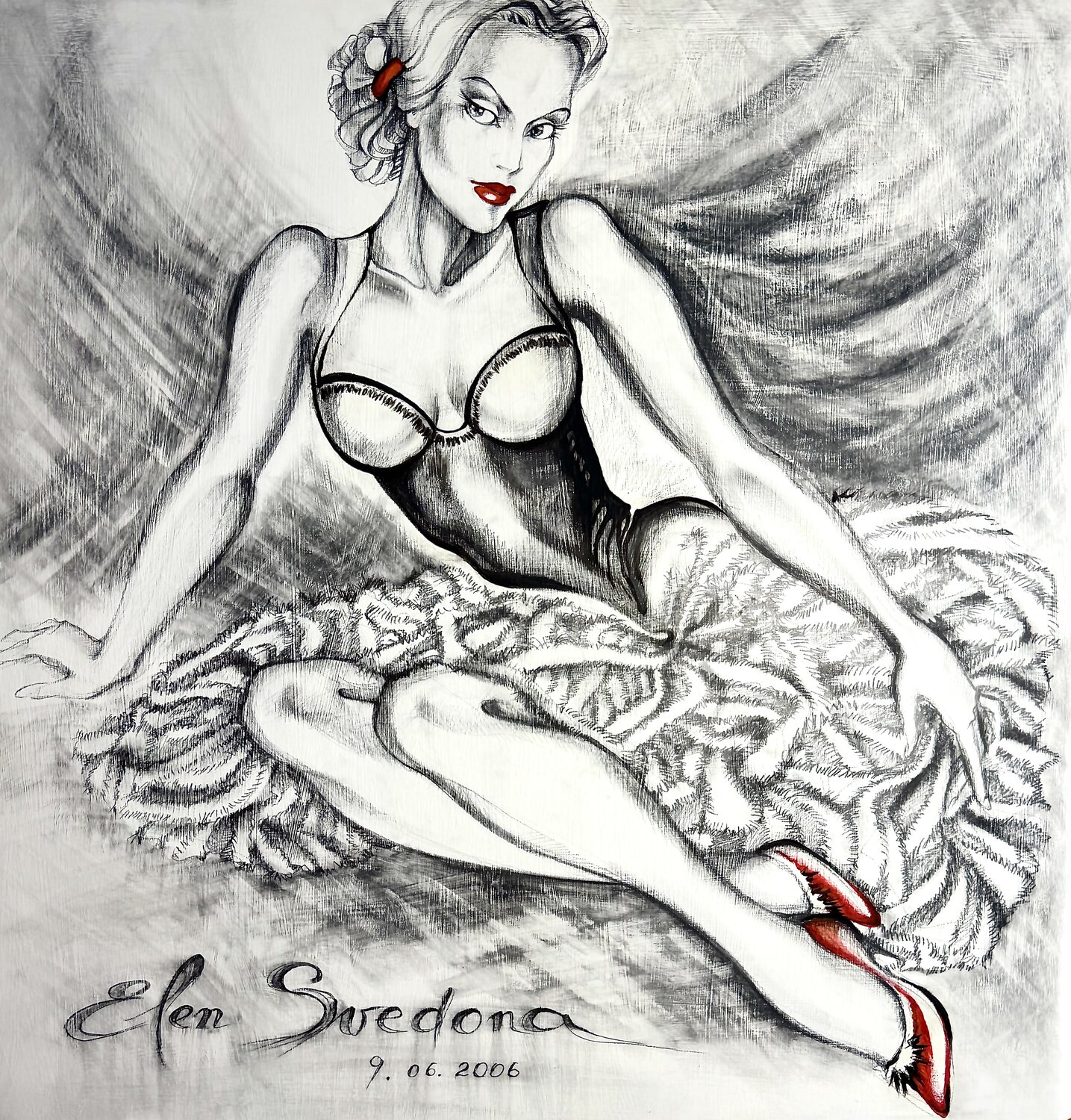 HELENA Elen Svedona Original painting for sale