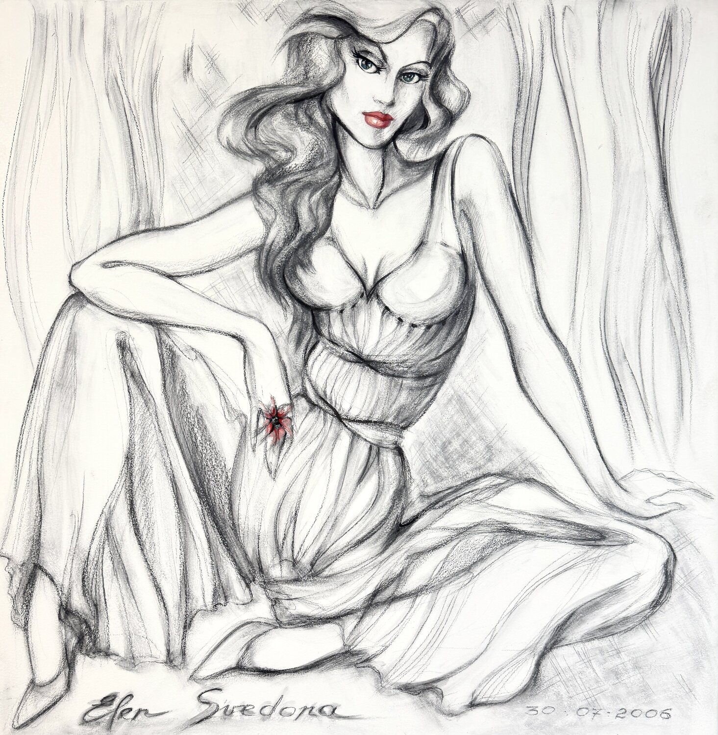 ZOE - Diwa Elen Svedona Original painting for sale