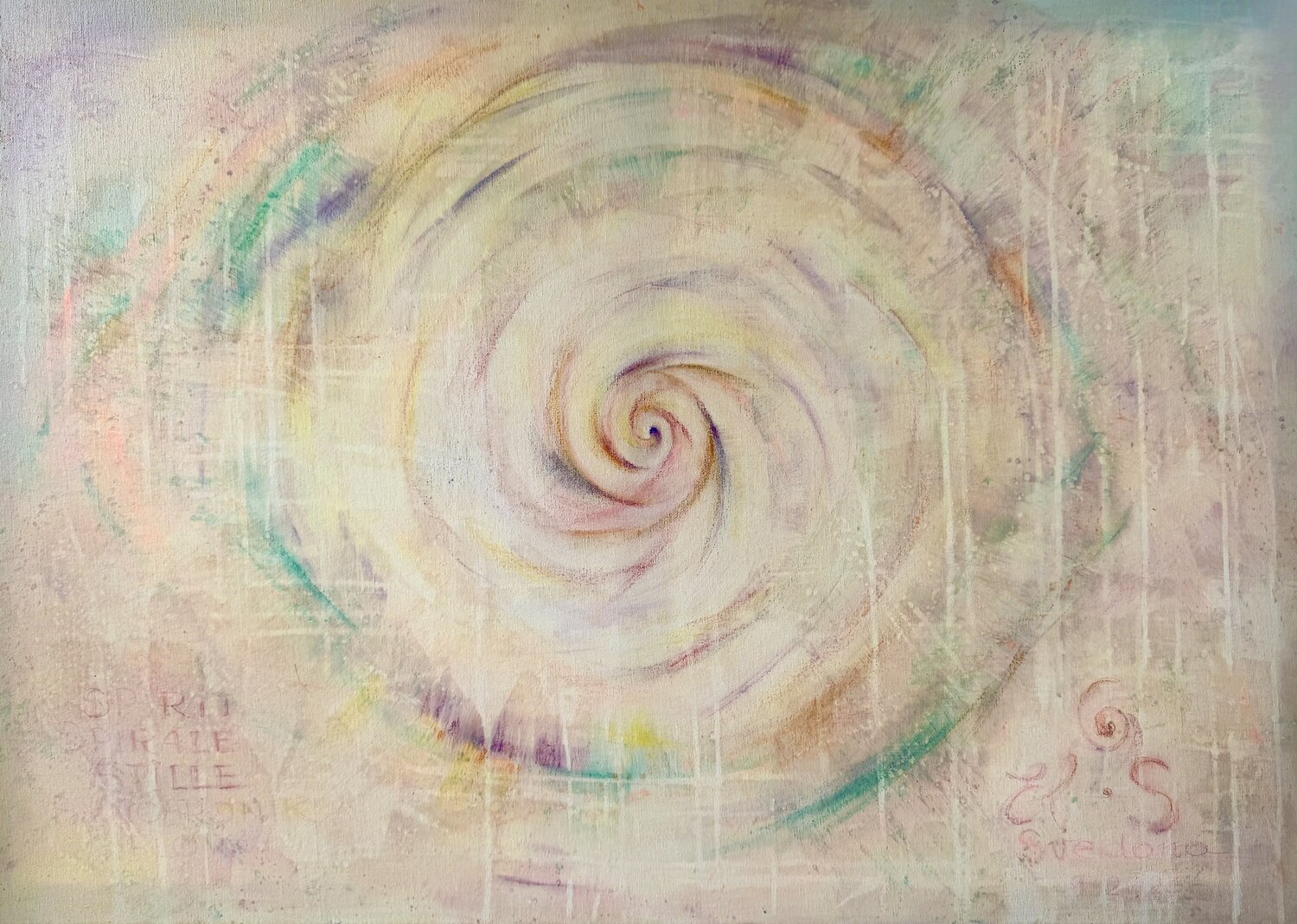 S - Spirale Elen Svedona Original painting for sale