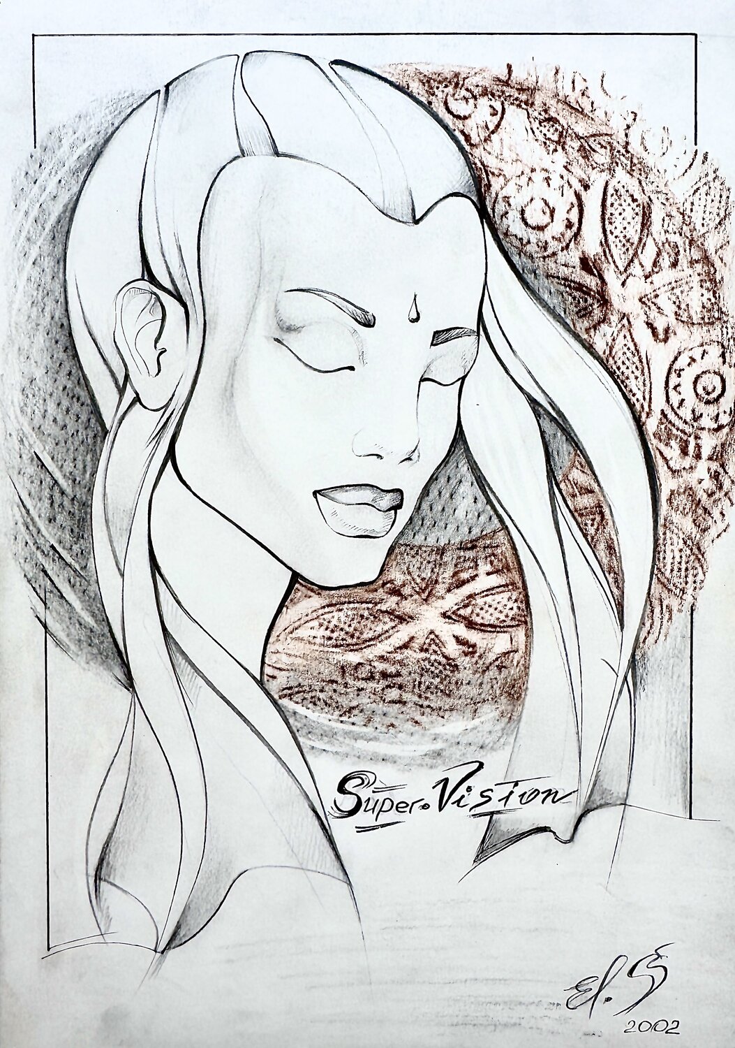 S - Vision Elen Svedona Original painting for sale