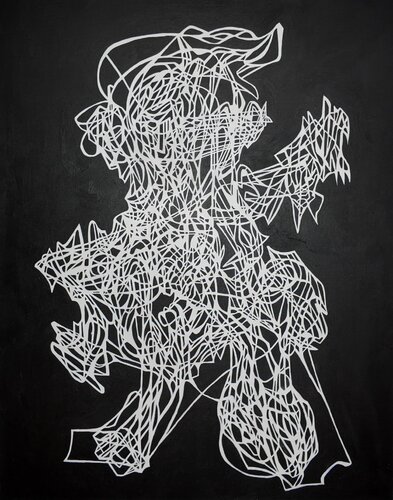 The Beast by Uomo Nero, Painting for Sale on Select