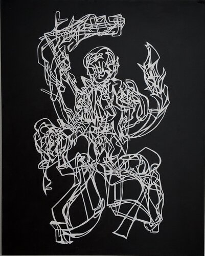 Fire Of The King by Uomo Nero, Painting for Sale on Select