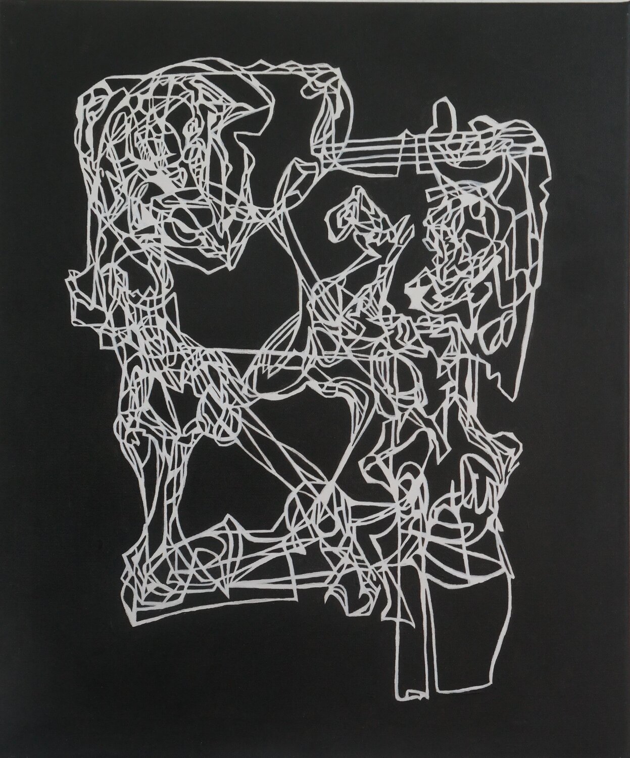 Laced Souls Uomo Nero Original painting for sale