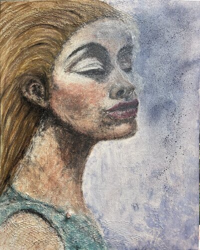 LUCIA, MIT ALLEN WASSERN GEWASCHEN by Andrea Holl, Painting for Sale on Select