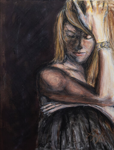 IN DEINEN ARMEN by Andrea Holl, Painting for Sale on Select