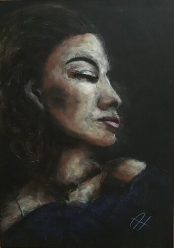 ANASTASIA by Andrea Holl, Painting for Sale on Select