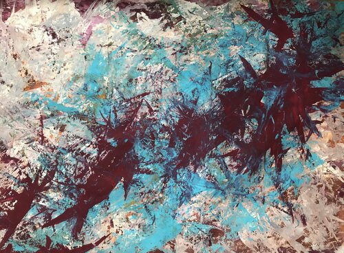 ROTER SCHNEE by Andrea Holl, Painting for Sale on Select