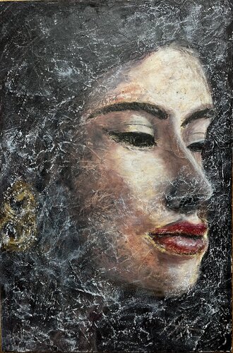 Die Unsichtbare by Andrea Holl, Painting for Sale on Select