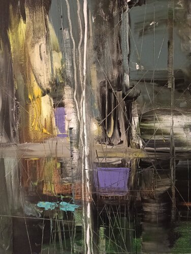 Riflesso 1 by Emanuele Piccinelli, Painting for Sale on Select