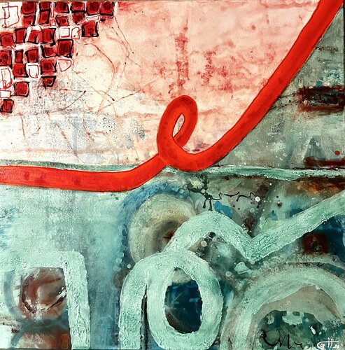 Stranger Things by Simone Berrer-Haydvogl, Painting for Sale on Select