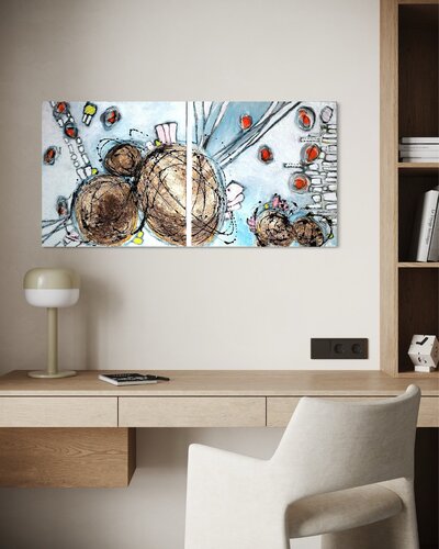 Quiet Revolutions by Simone Berrer-Haydvogl, Painting for Sale on Select