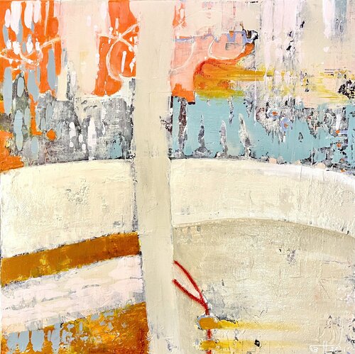 Aquarian Axis by Simone Berrer-Haydvogl, Painting for Sale on Select