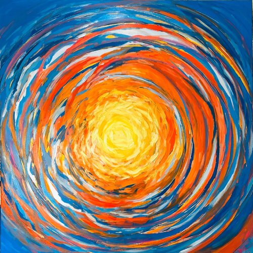 Colour Dance by Simone Berrer-Haydvogl, Painting for Sale on Select