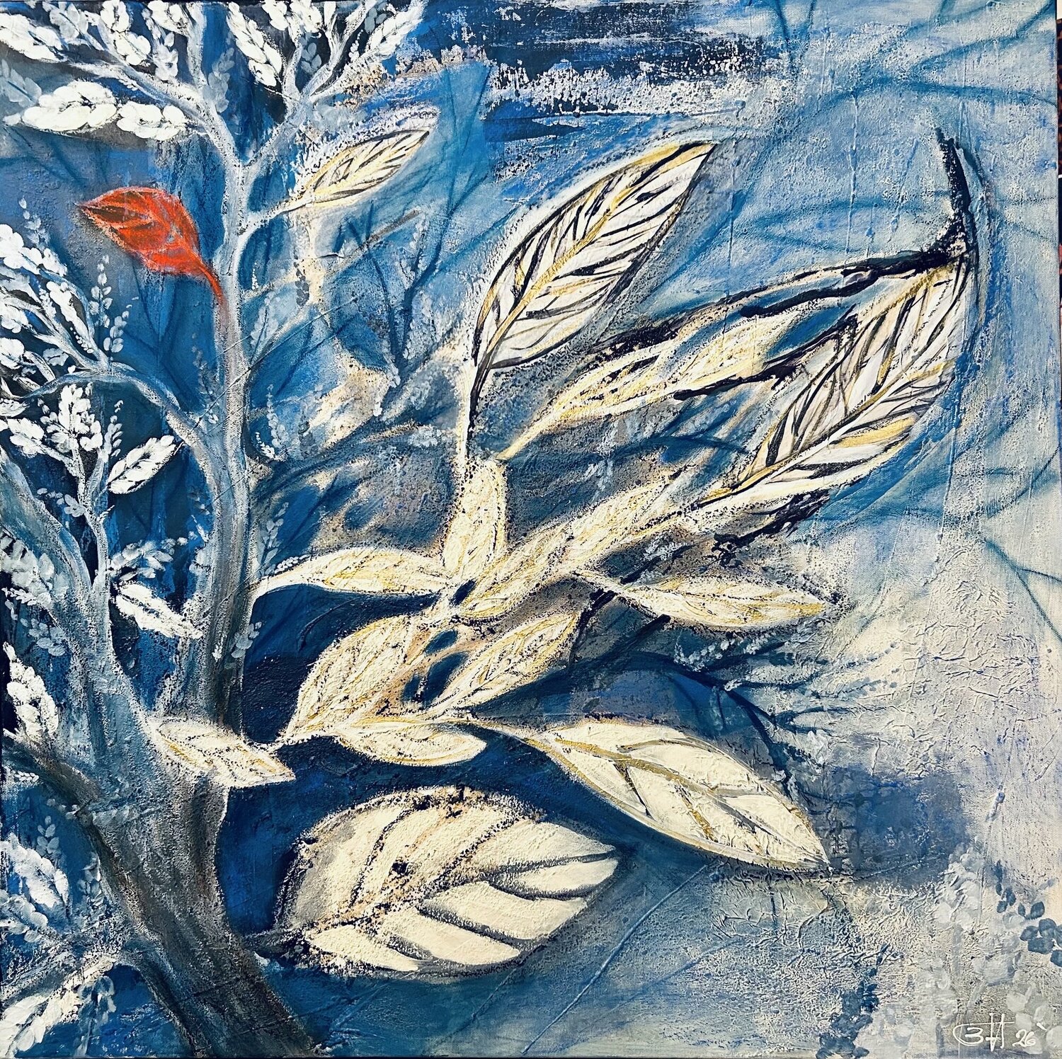 Quiet Belonging Simone Berrer-Haydvogl Original painting for sale