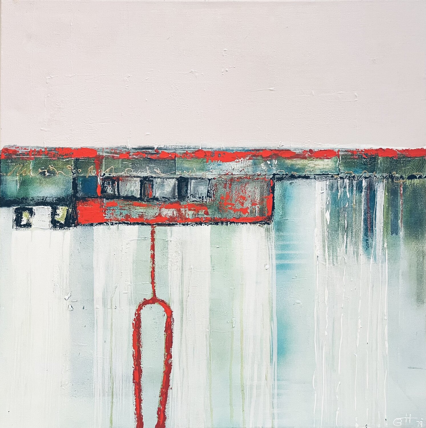 Vibrational Thread Simone Berrer-Haydvogl Original painting for sale