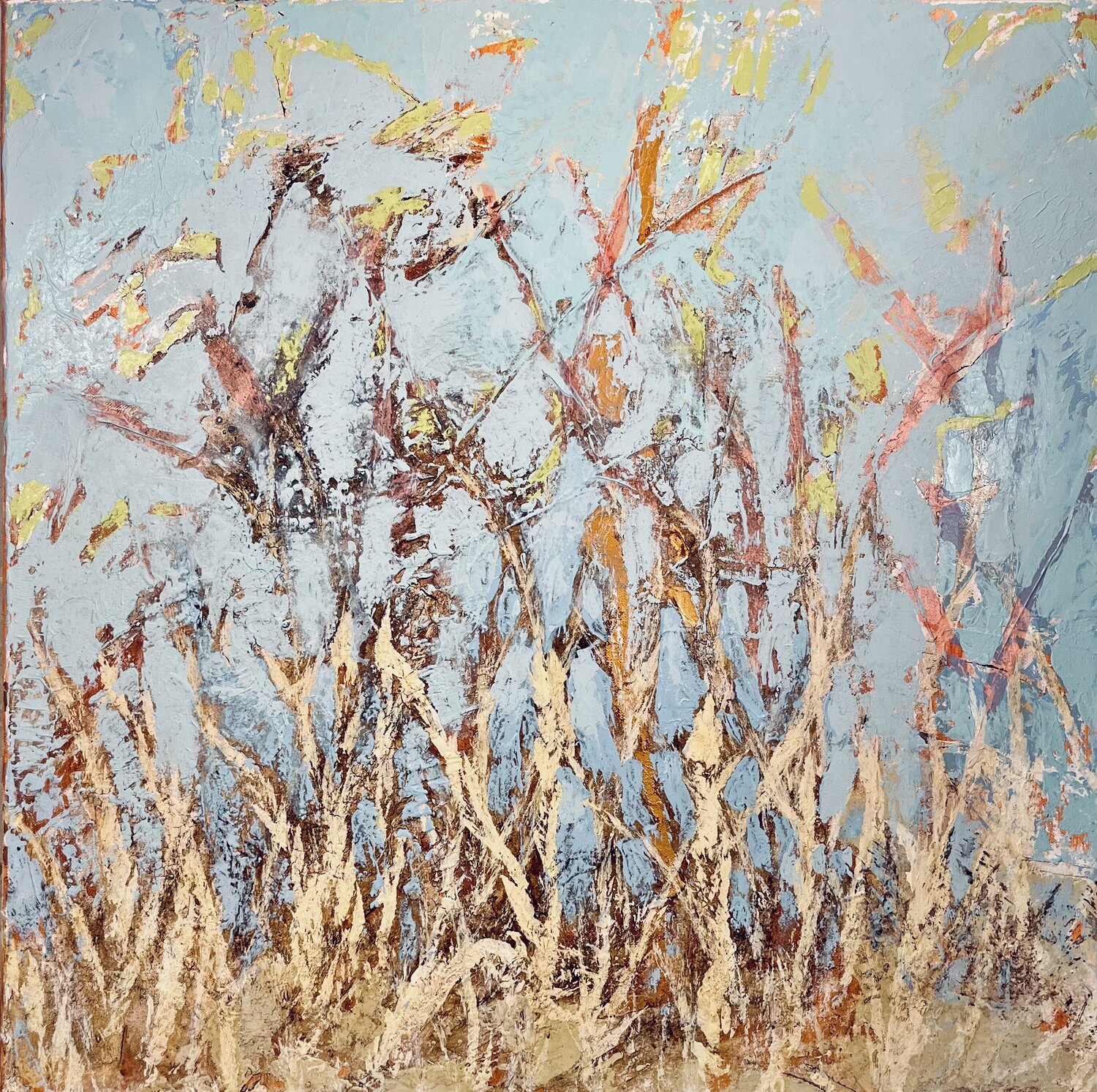 Held in Blue Light Simone Berrer-Haydvogl Original painting for sale