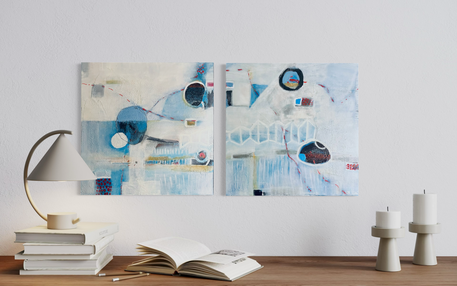 Where We Still Meet Simone Berrer-Haydvogl Original painting for sale