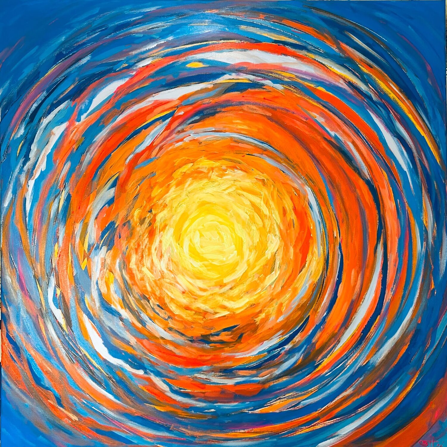 Colour Dance Simone Berrer-Haydvogl Original painting for sale