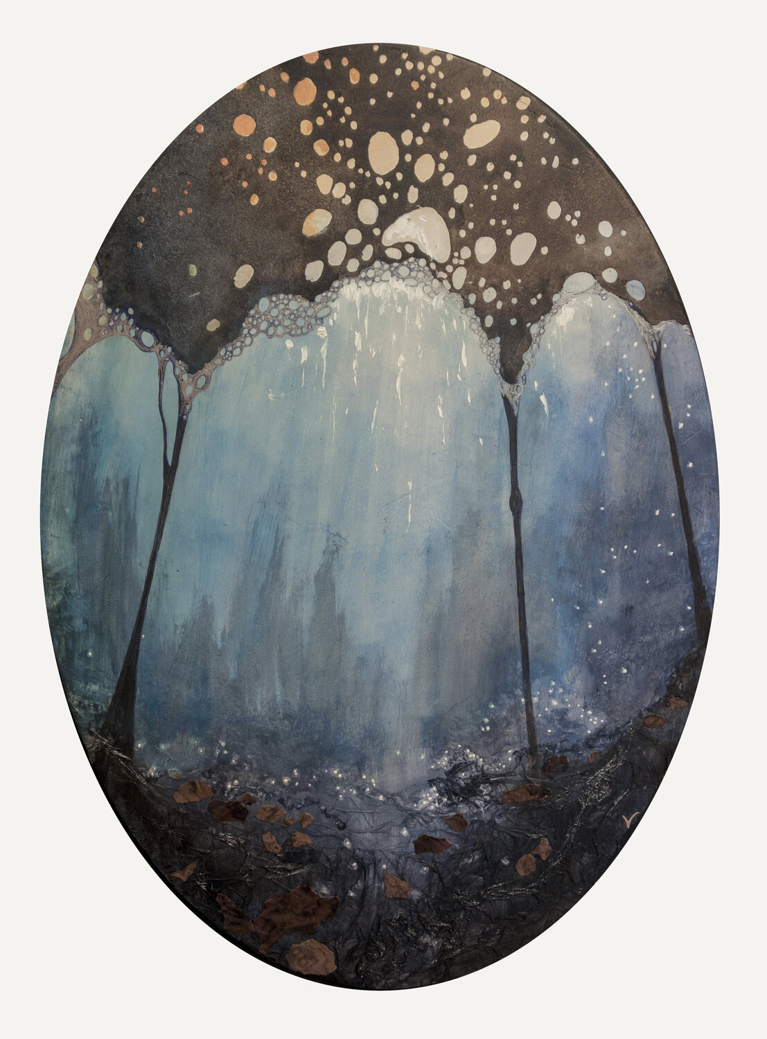 Ancient Light - Vault Vanessa Jongebloet Original painting for sale