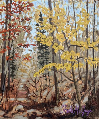 Maple and Beech by Sheila McGregor, Painting for Sale on Select