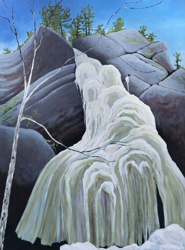 Ice Veil by Sheila McGregor, Painting for Sale on Select