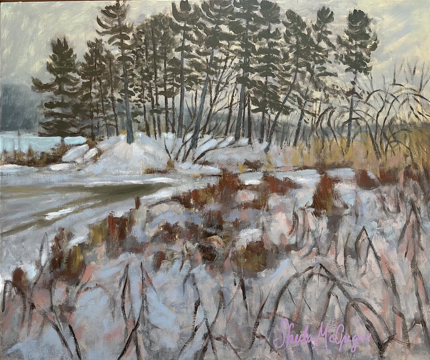 Sanctuary Study II Sheila McGregor Original painting for sale
