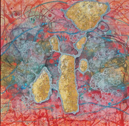 The Golden connection von Carine De Maerteleire, Malerei kaufen auf Select