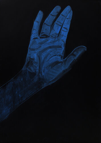 Hand of Nun II / Primeval Waters by Giorgia Moretti, Painting for Sale on Select