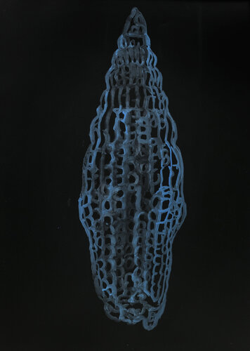 Radiolarian II  / Primeval waters by Giorgia Moretti, Painting for Sale on Select